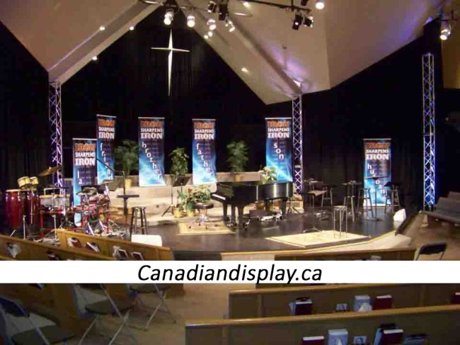 Roll-Up Retractable Banner Stands