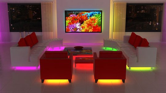 led lighting strip furniture diy